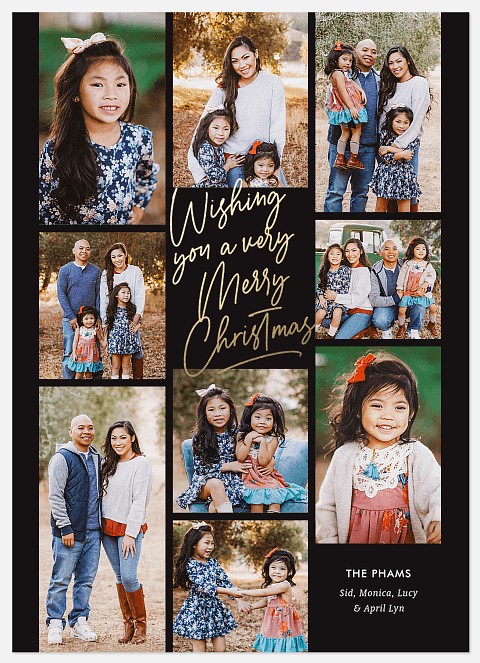 Numerous Holiday Photo Cards