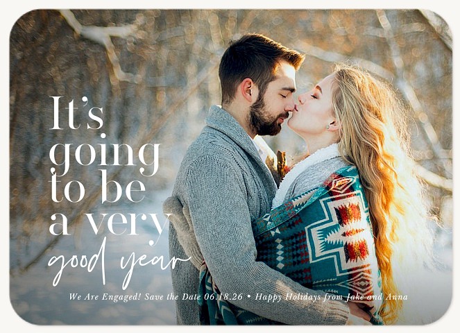 Very Good Year Personalized Holiday Cards