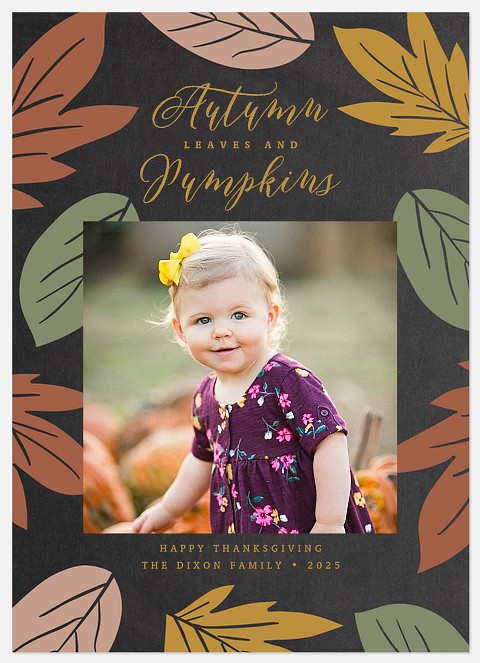 Fall Themes Thanksgiving Cards