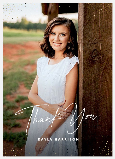 Dusted Corners Thank You Cards 