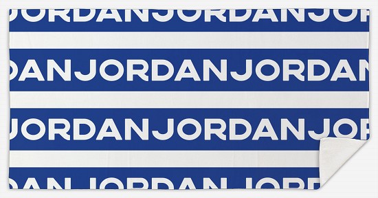 Name Stripe Custom Beach Towels