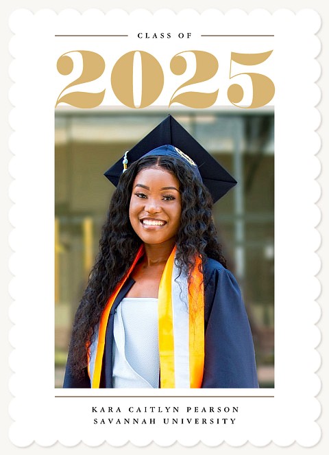 Front And Center Graduation Cards
