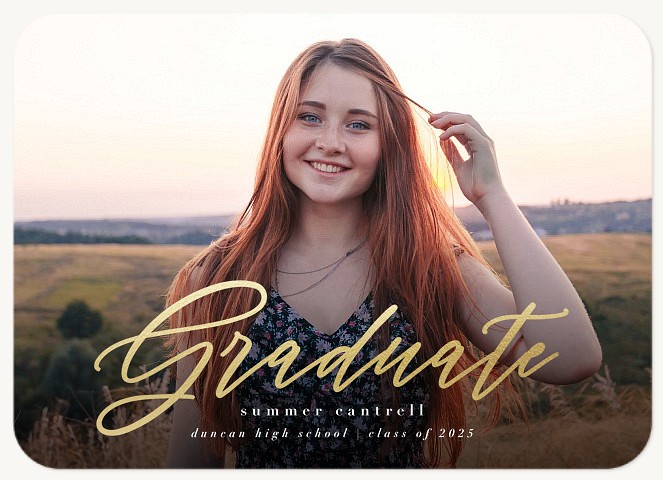 Golden Graduate Graduation Cards