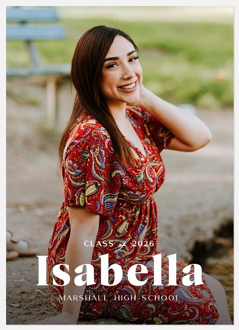 Minimalist Name Graduation Cards