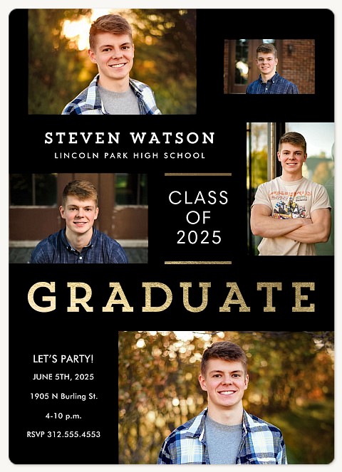 Contemporary Classic Graduation Cards