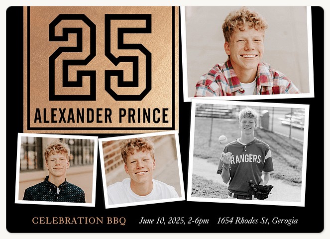 Copper Plate Graduation Cards