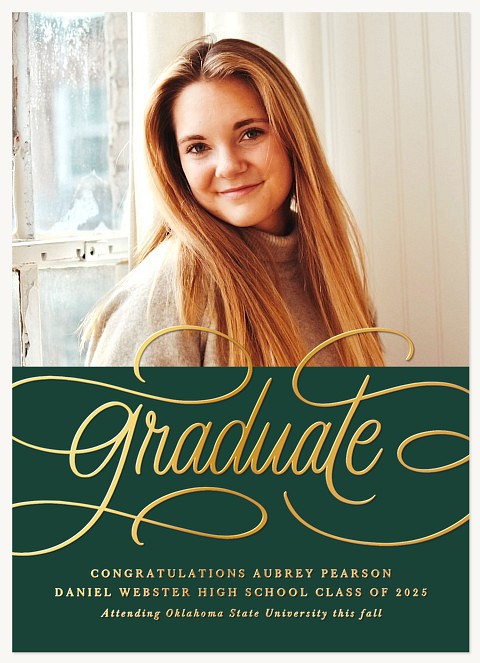 Swirling Graduate Graduation Cards