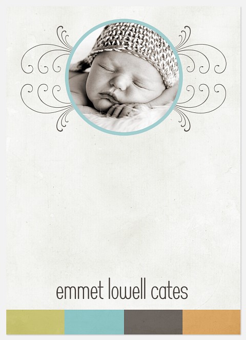 Flower Filigree Thank You Cards 