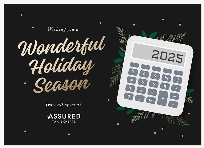 Digits Business Holiday Cards