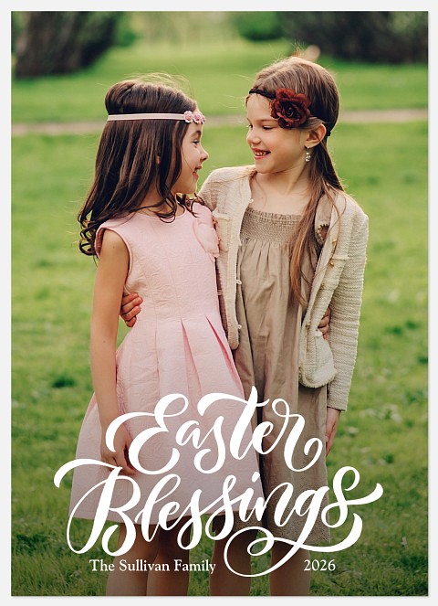 Easter Flourishes Easter Photo Cards