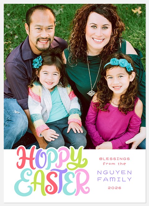 Whimsical Easter Easter Photo Cards