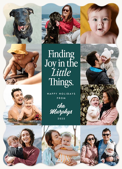 The Little Things Personalized Holiday Cards