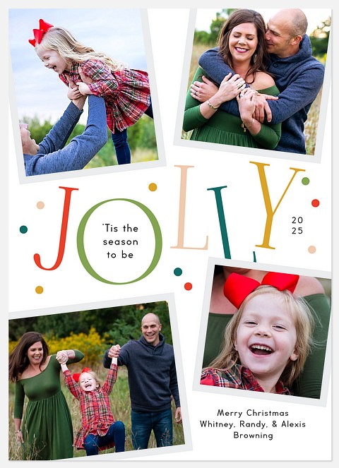 Merry & Jolly Holiday Photo Cards