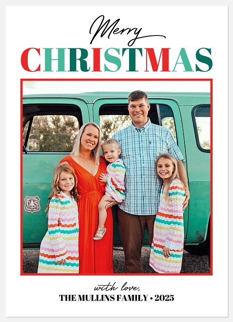 Holiday Hues Holiday Photo Cards