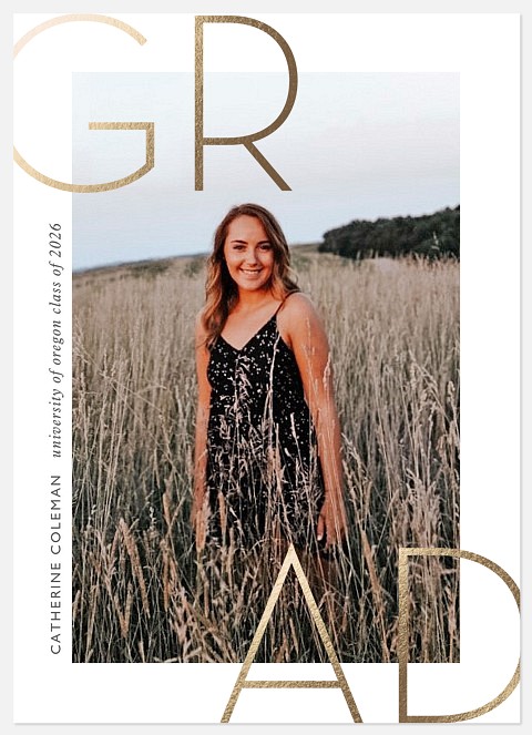 Shimmering Grad Graduation Cards