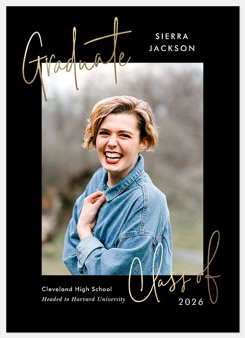 Signature Send-Off Graduation Cards