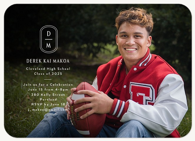 Elegant Emblem Graduation Cards