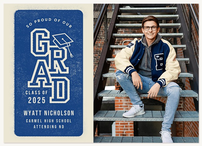 Vintage Stamp Graduation Cards