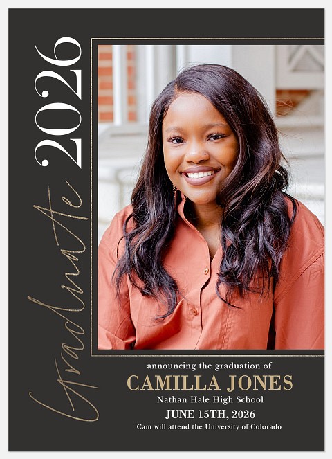 Sideline Graduation Cards