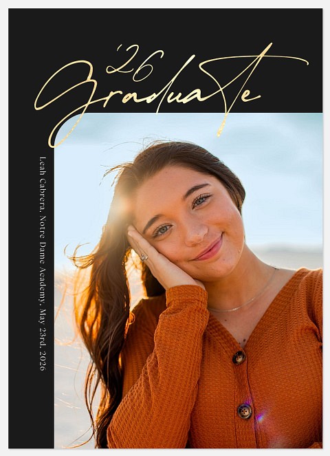 Inky Graduate Graduation Cards