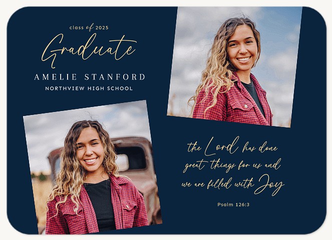 Scripted Scripture Graduation Cards
