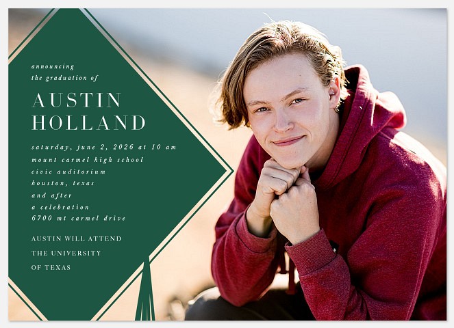 Angular Cap Graduation Cards