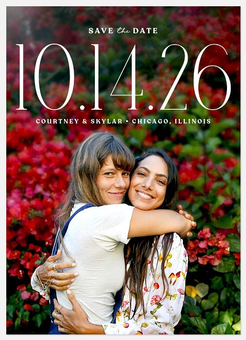  Day To Remember Save the Date Photo Cards