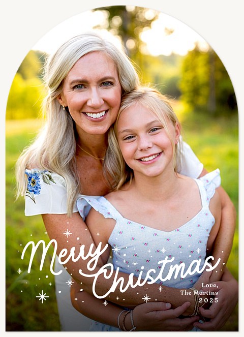 Christmas Sparkle Personalized Holiday Cards