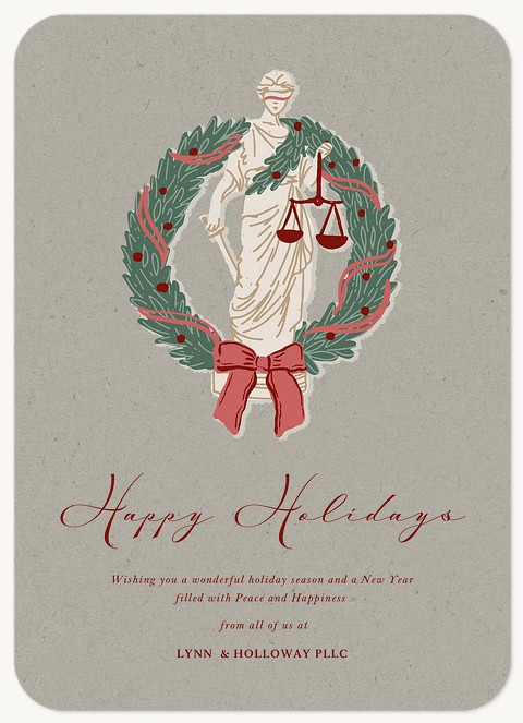 Jovial Justice Business Holiday Cards