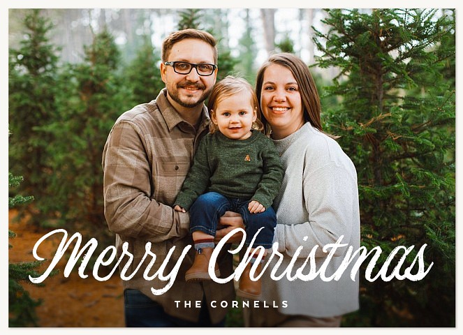 Simply Written Personalized Holiday Cards