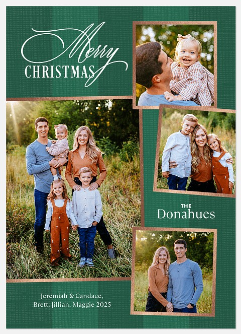 Sweet Stripes Holiday Photo Cards
