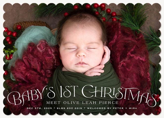 First Noel Personalized Holiday Cards