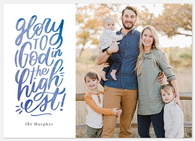 In the Highest Holiday Photo Cards
