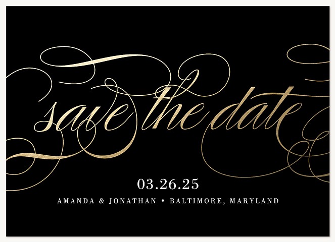 Scripted Love Save the Date Cards