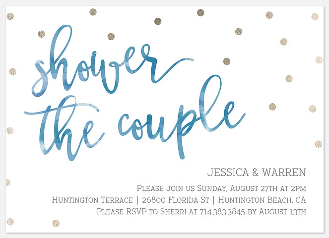 Shower The Couple Bridal Shower Invitations