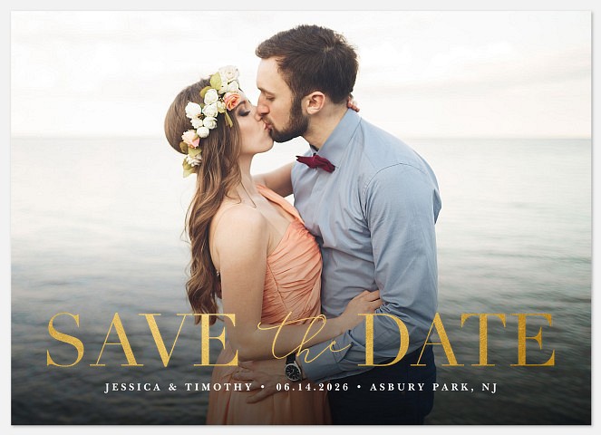 Marvelous Date Save the Date Photo Cards