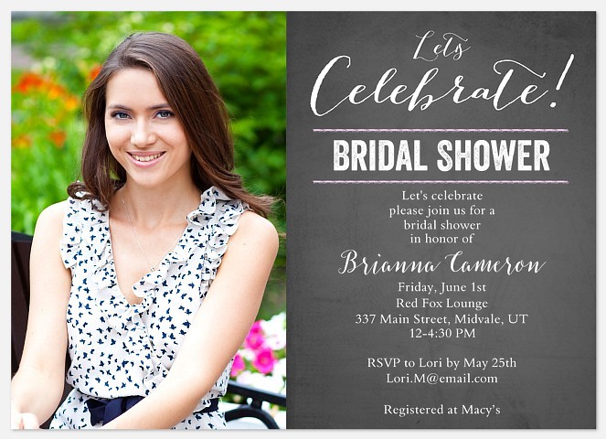 Vintage Elegance Bridal Shower Invitations