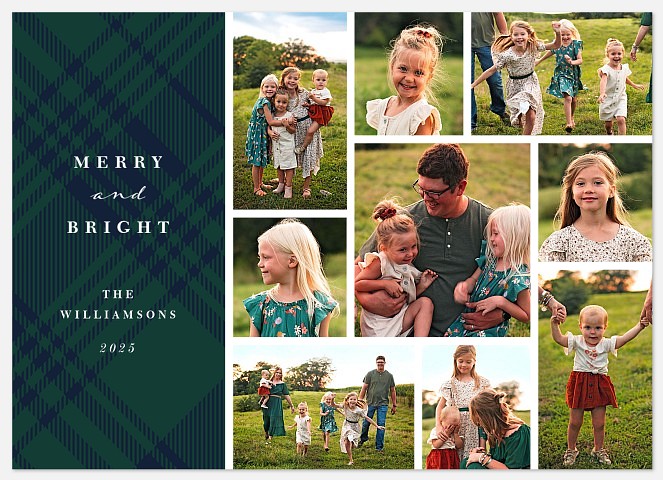 Tartan Tradition Holiday Photo Cards