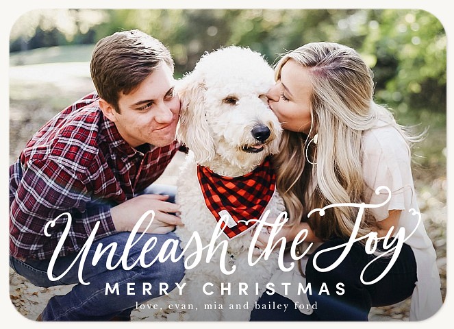 Unleash the Joy Personalized Holiday Cards