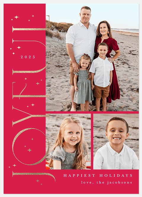 Cherished Moments Holiday Photo Cards