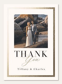 Wedding Thank You Card Template Digital Download, Printable Modern