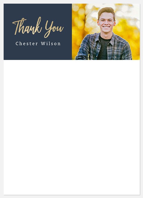 Monogram Thanks Thank You Cards 