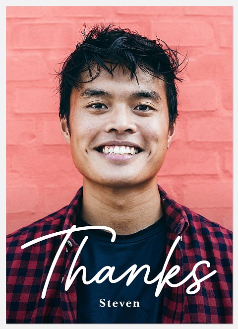 Handwritten Thanks Thank You Cards 