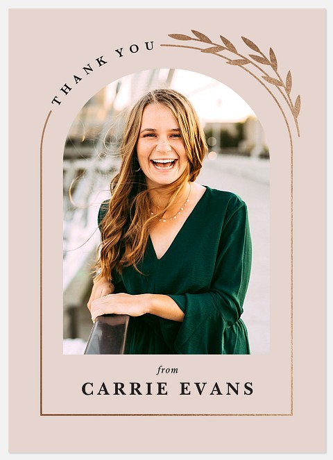 Shining Arch Thank You Cards 