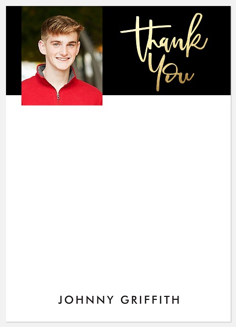 Modern Thanks Thank You Cards 