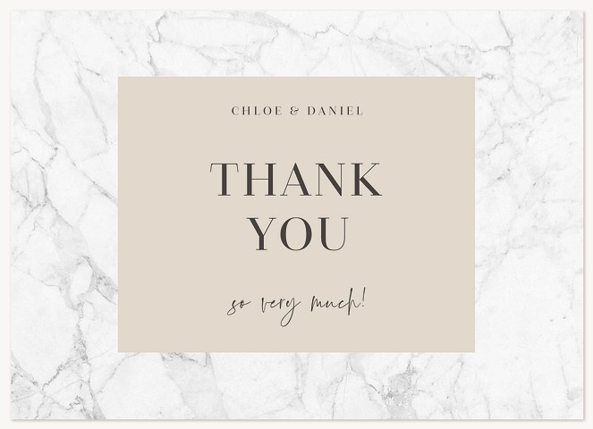 Modern Minimal Thank You Cards 