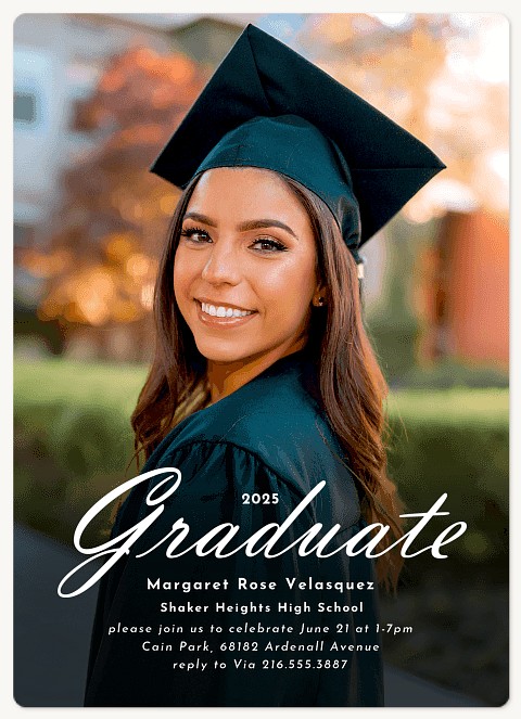 Spotlight Graduation Invitations