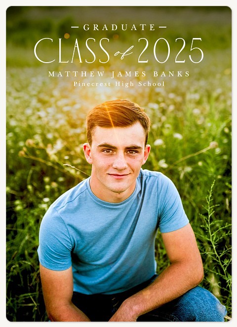 Top of Class Graduation Announcements