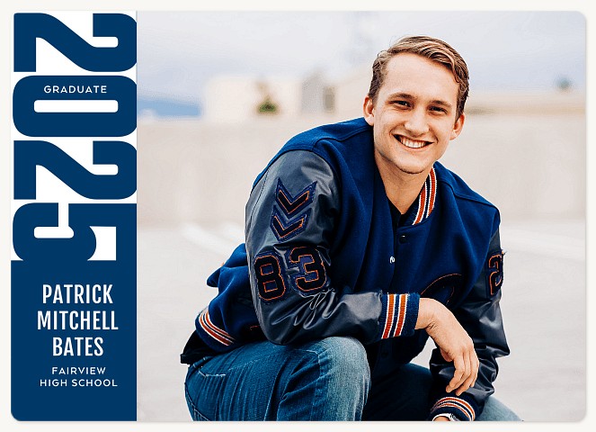 Color Block Graduation Cards