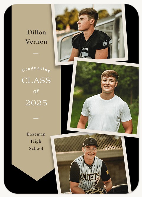 Stacked Banner Graduation Cards